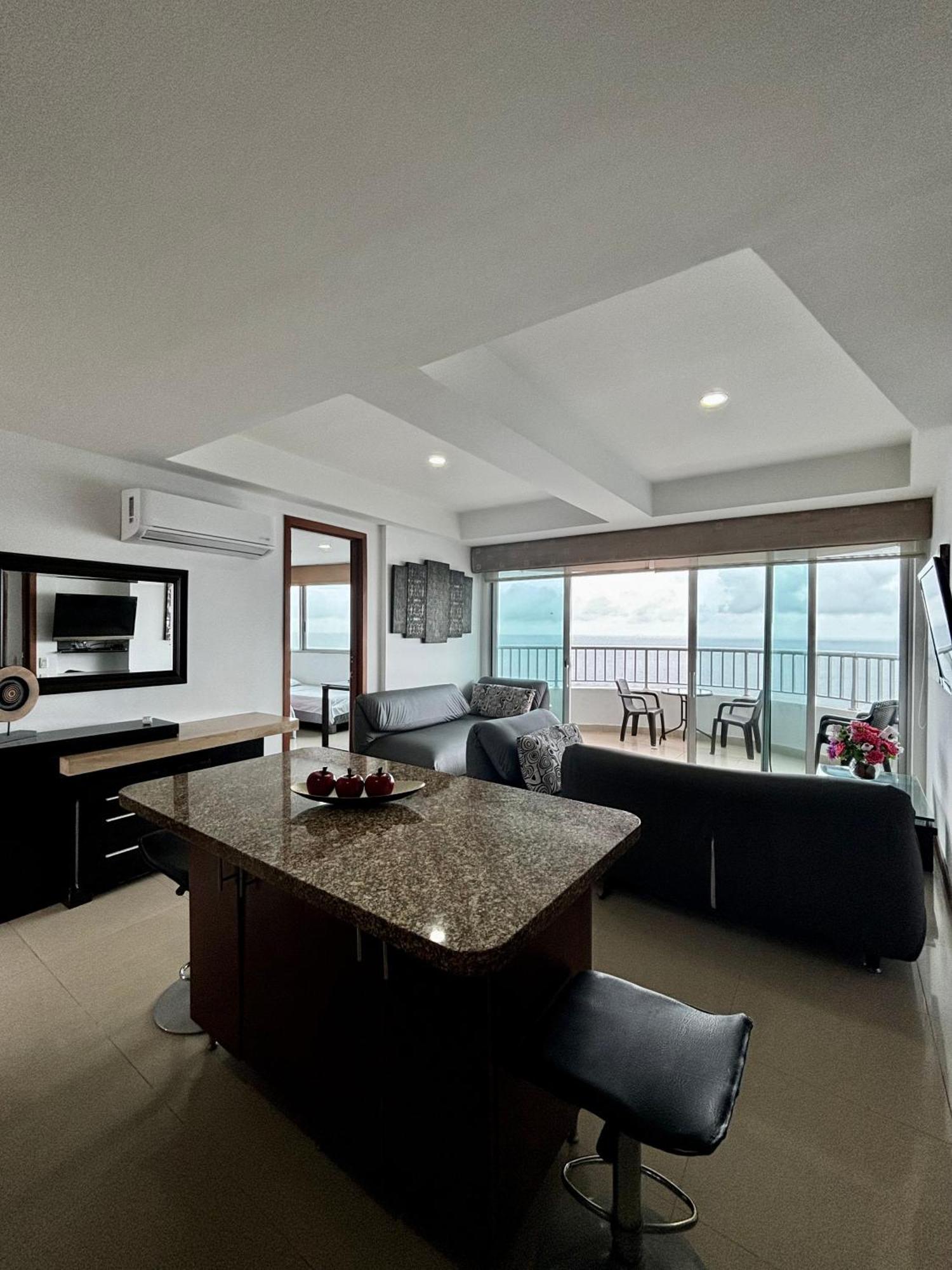 Paraiso En Bocagrande Con Vista Al Mar Cartagena Dış mekan fotoğraf